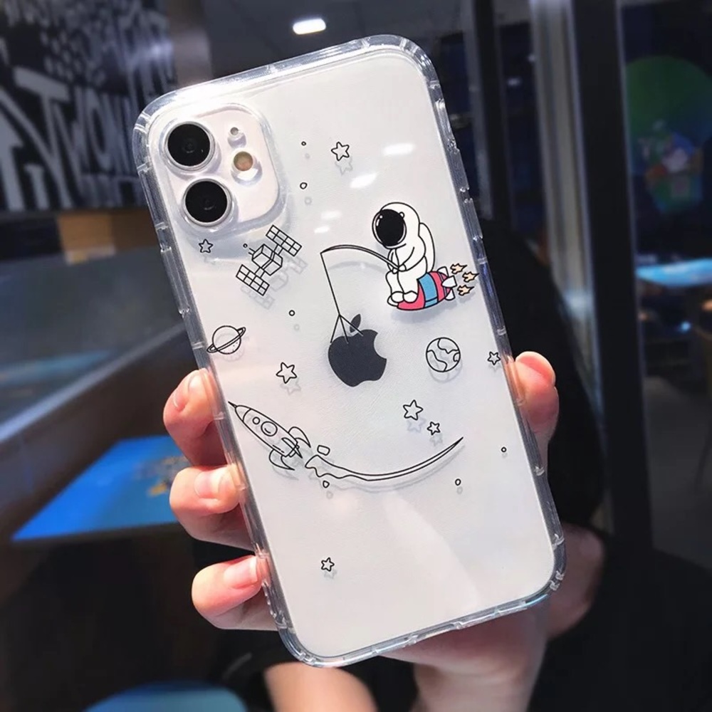 Nasa  and heart phone case